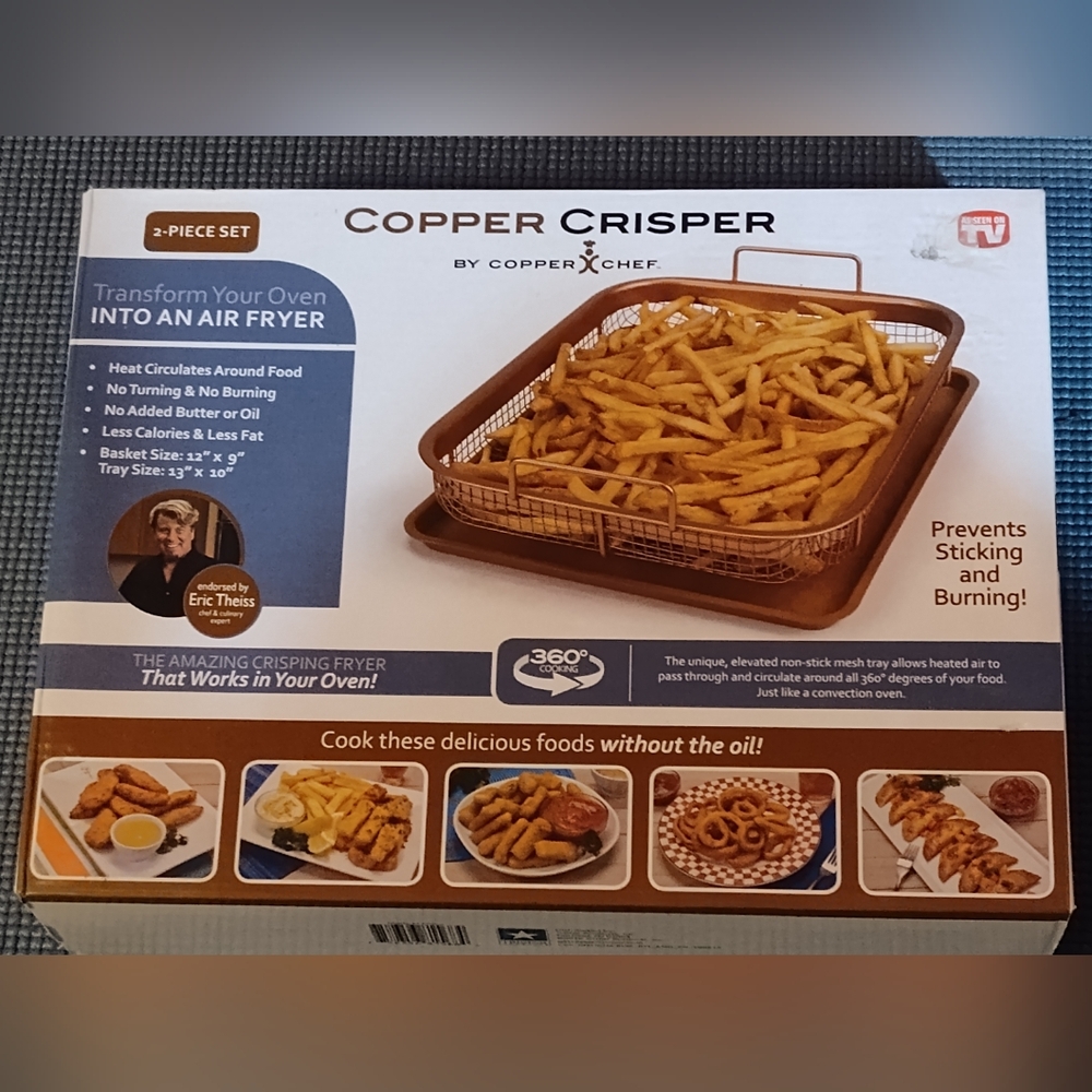 Copper Chef Non-Stick Crisper Tray Set